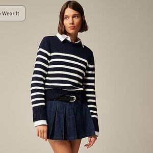 Jcrew Heritage cotton Rollneck™ sweater in stripe